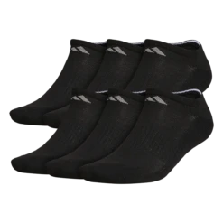 Adidas 6PK Men's Cushioned No Show Socks