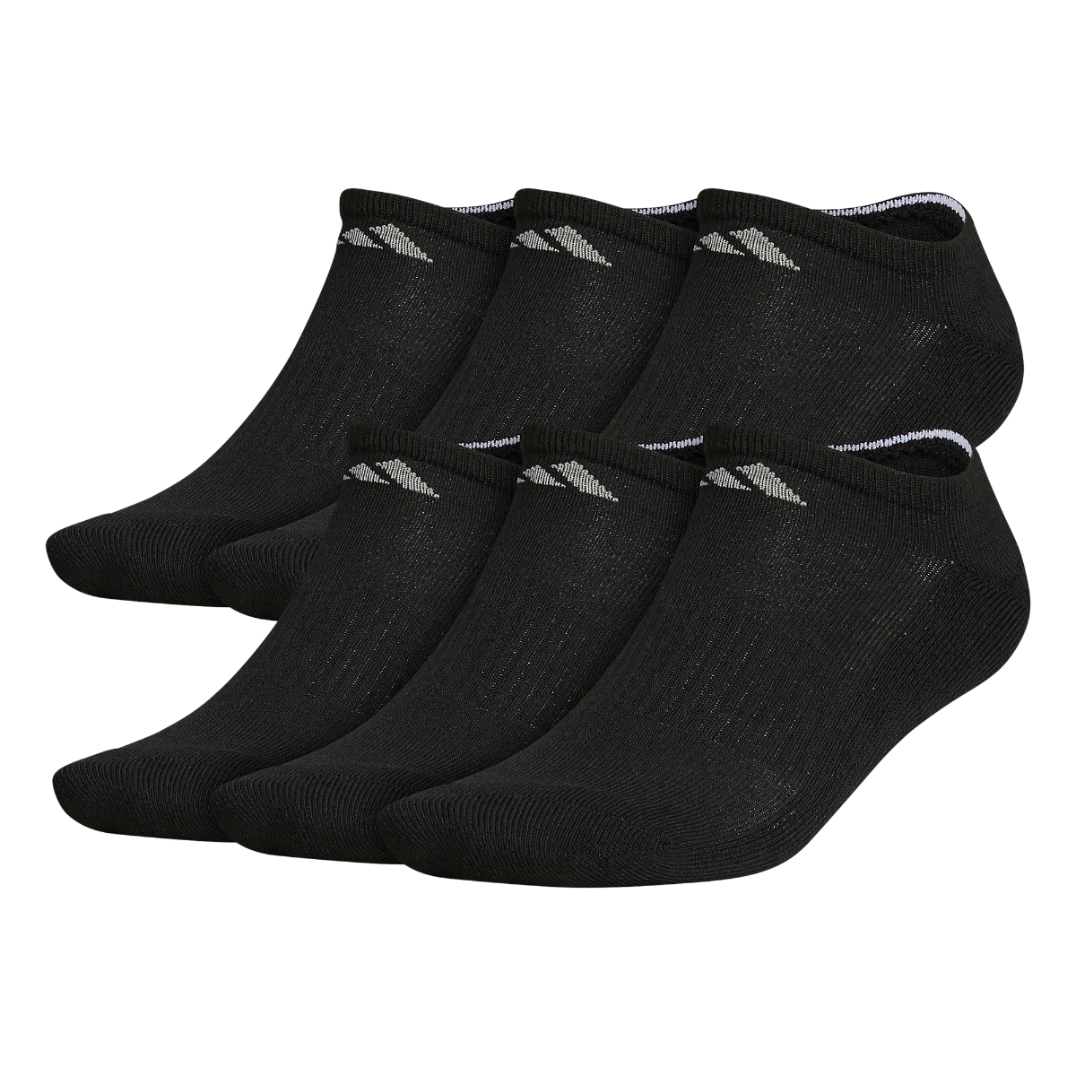 Adidas 6PK Men's Cushioned No Show Socks 1 Adidas 6PK Men's Cushioned No Show Socks