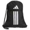 Adidas Alliance III Unisex Sackpack -Shoe Sensation Shop adidas 5160185 alliance3sackpackblackwhit black01