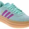 Adidas VL Court Bold Junior Girls' (4-7) Platform Court Sneaker -Shoe Sensation Shop adidas jp5069 vlcourtboldj teal01