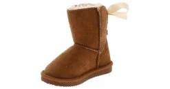 Apres Lil Ribbon Chestnut Toddler Girls’ (5-10) Boot -Shoe Sensation Shop apres at1774 che lilribbonvelcrochestnut brown05