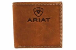 Ariat Bifold Embossed Logo Men's Wallet