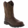 Ariat Groundbreaker Men's Safety Toe Boot -Shoe Sensation Shop ariat ground breaker st wide 10014241 darkbrown01