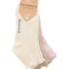 Bearpaw 3-Pack Super Soft Women's Anklet Socks -Shoe Sensation Shop bearpaw 06lxc059183 egt bamboowaffletextureandlettuc beige01