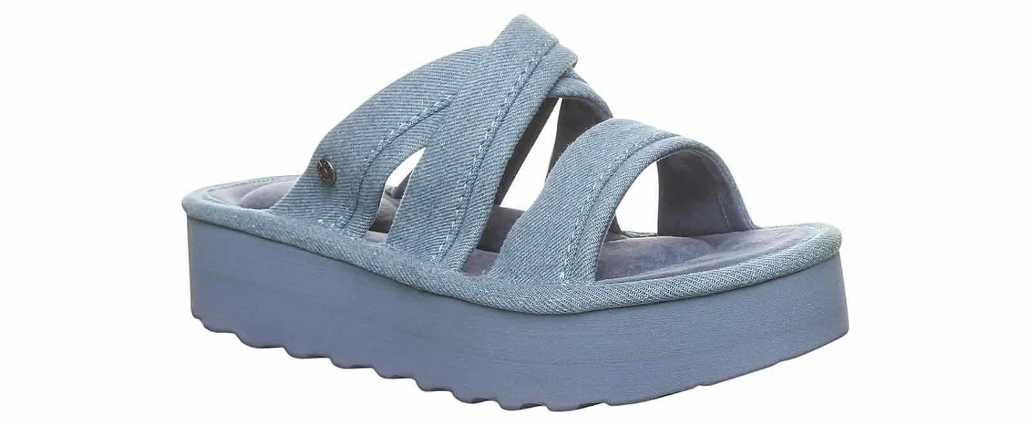 Bearpaw Altitude Denim Blue Women’s Platform Sandal 1 Bearpaw Altitude Denim Blue Women’s Platform Sandal