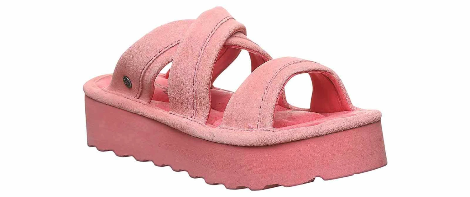 Bearpaw Altitude Shell Pink Women’s Platform Sandal 1 Bearpaw Altitude Shell Pink Women’s Platform Sandal