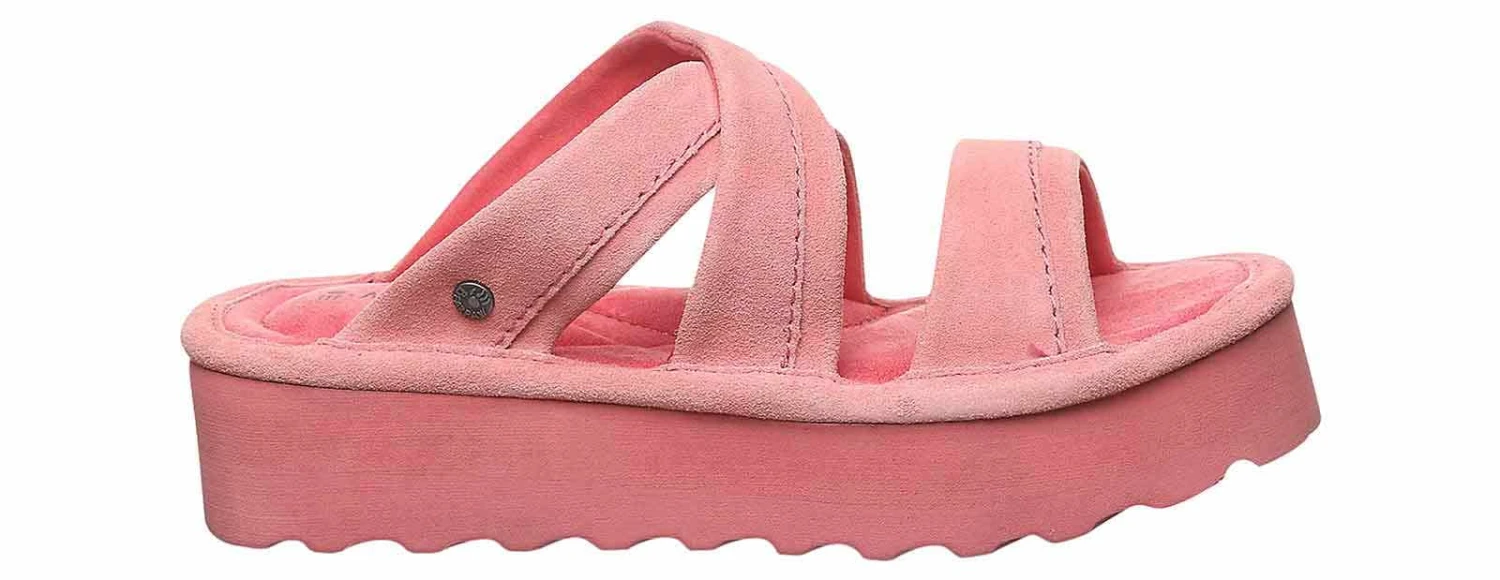Bearpaw Altitude Shell Pink Women’s Platform Sandal 2 Bearpaw Altitude Shell Pink Women’s Platform Sandal - Image 2