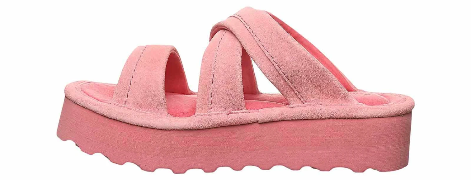 Bearpaw Altitude Shell Pink Women’s Platform Sandal 4 Bearpaw Altitude Shell Pink Women’s Platform Sandal - Image 4
