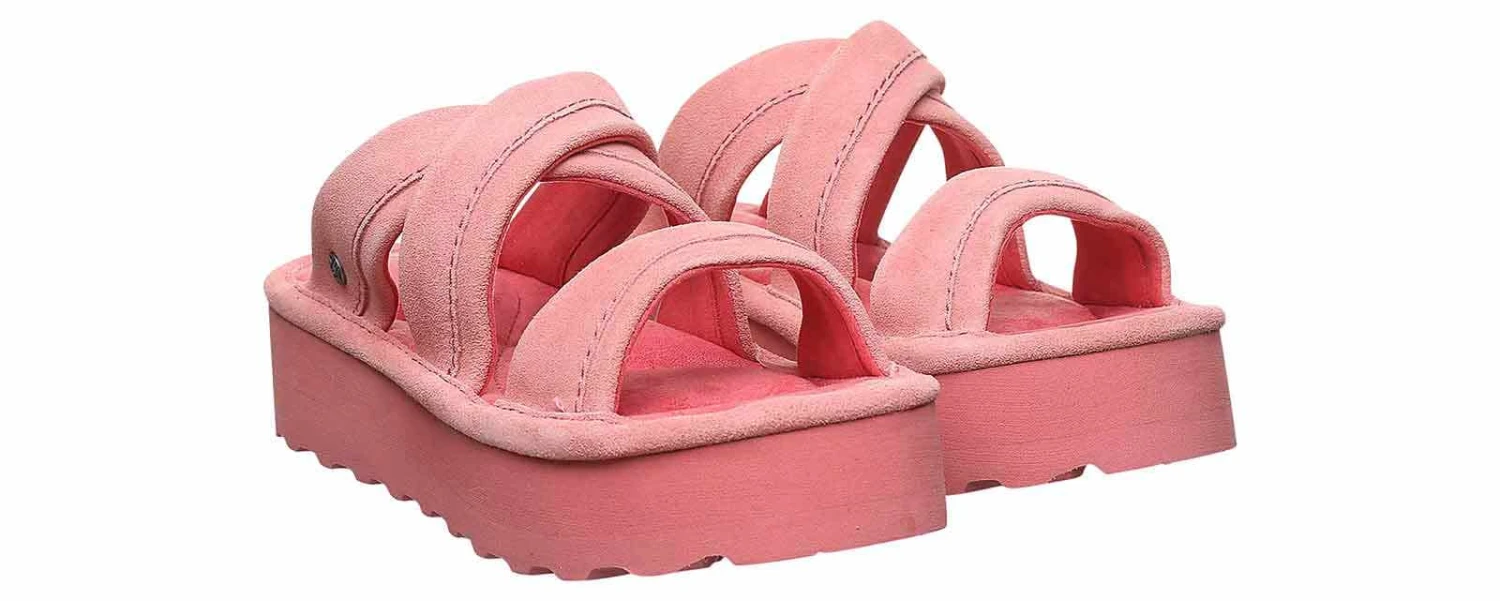 Bearpaw Altitude Shell Pink Women’s Platform Sandal 5 Bearpaw Altitude Shell Pink Women’s Platform Sandal - Image 5