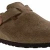 Birkenstock Boston Women’s Comfort Clog -Shoe Sensation Shop birkenstock 560773 boston beige01