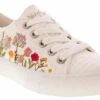 Blowfish Embroidery Women's Casual Shoe 12 Blowfish Embroidery Women's Casual Shoe -Shoe Sensation Shop blowfish vivid white vividwhiteembroiderycanvas white01