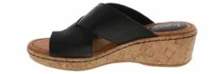 B.O.C Summer Cross Band Women’s Wedge Sandal -Shoe Sensation Shop boc summer black summer black04