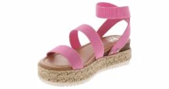 BTW Paisley Pink Flatform Youth Girls' (12-4) Sandal -Shoe Sensation Shop btw k ls5423 08 paisleypinkplatform pink05