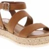 BTW Bryce-IIS Youth Girls’ (12-4) Platform Sandal -Shoe Sensation Shop btw k ls5446p bryceiistanplatform brown01