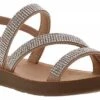 BTW Umbel-IIS Youth Girls’ (12-5) Flat Sandal -Shoe Sensation Shop btw k ls5727 01 umbel iis nude natural01