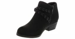 BTW Khloe Braided Youth Girls’ (11-5) Fashion Boot -Shoe Sensation Shop btw k ls5896 black 05