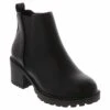 BTW Origami-IIS Youth Girls’ (11-3) Fashion Bootie -Shoe Sensation Shop btw k ls6090 origamiiis black01