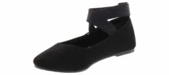 BTW Elsa Youth Girls’ (11-4) Ballet Flat 10 BTW Elsa Youth Girls’ (11-4) Ballet Flat -Shoe Sensation Shop btw k xl6063 blk elsaflat black05 1