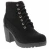 BTW Second S Women's Fashion Combat Boot 6 BTW Second S Women's Fashion Combat Boot -Shoe Sensation Shop btw second s black01
