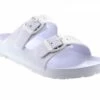 BTW Trey Two Band Women's Sandal -Shoe Sensation Shop btw treywhitetwoband treywhite white01