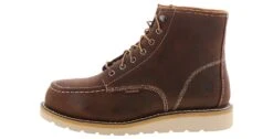 Carhartt 6" Moc Wedge Dark Brown Men's Steel Toe Work Boot -Shoe Sensation Shop carhartt cmw6295 6inmoctoewedgewp brown04