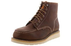 Carhartt 6" Moc Wedge Dark Brown Men's Steel Toe Work Boot -Shoe Sensation Shop carhartt cmw6295 6inmoctoewedgewp brown05