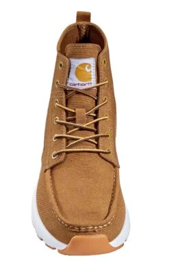 Carhartt Haslett Moc Chukka Women's Soft Toe Work Boot -Shoe Sensation Shop carhartt fs4052 w haslettmoctoecanvaschukka brown05