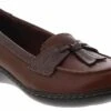 Clarks Ashland Bubble Women’s Comfort Loafer -Shoe Sensation Shop clarks 26067330 ashlandbubble brown01