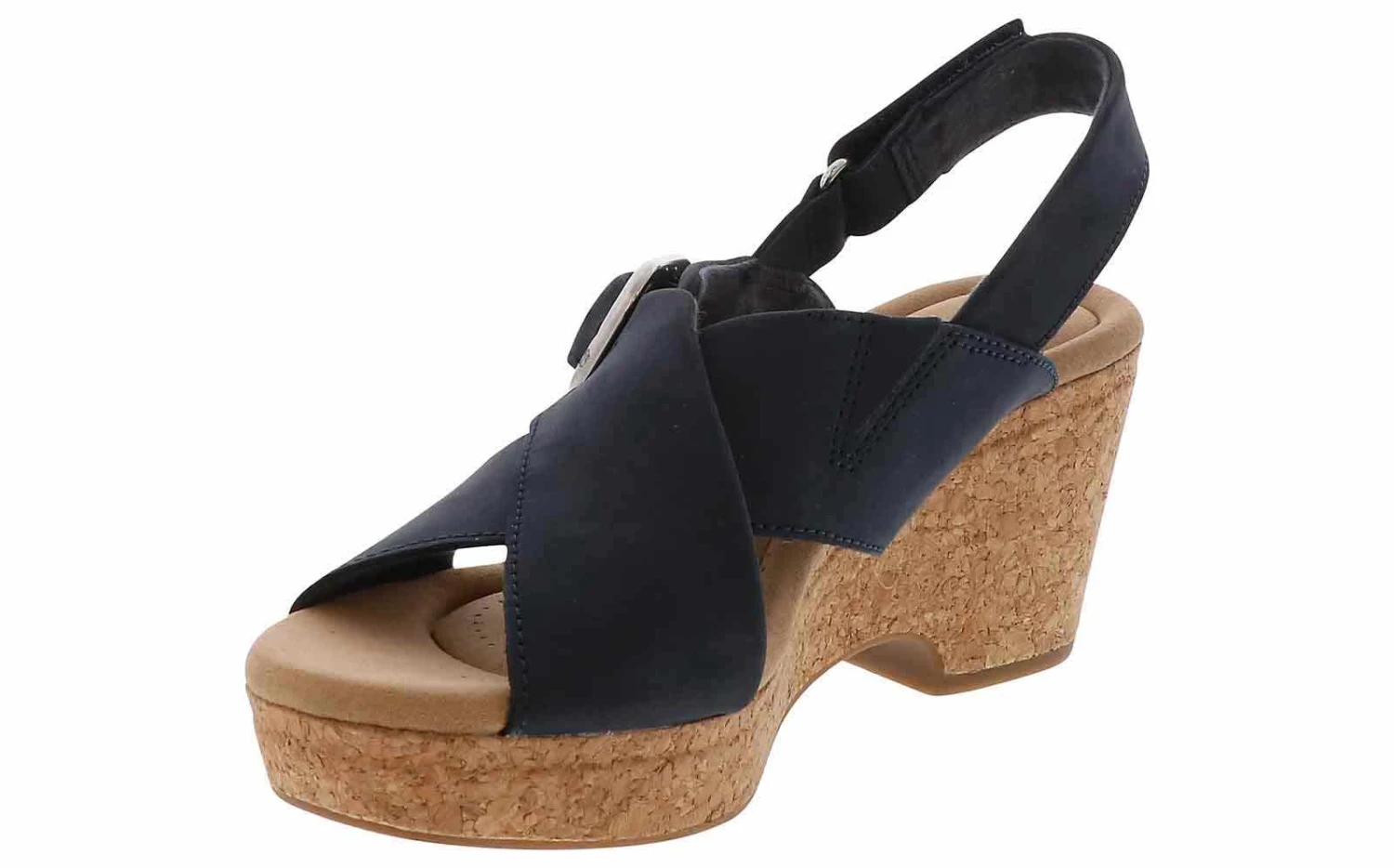 Clarks Giselle Dove Buckle Women's Wedge Sandal 5 Clarks Giselle Dove Buckle Women's Wedge Sandal - Image 5