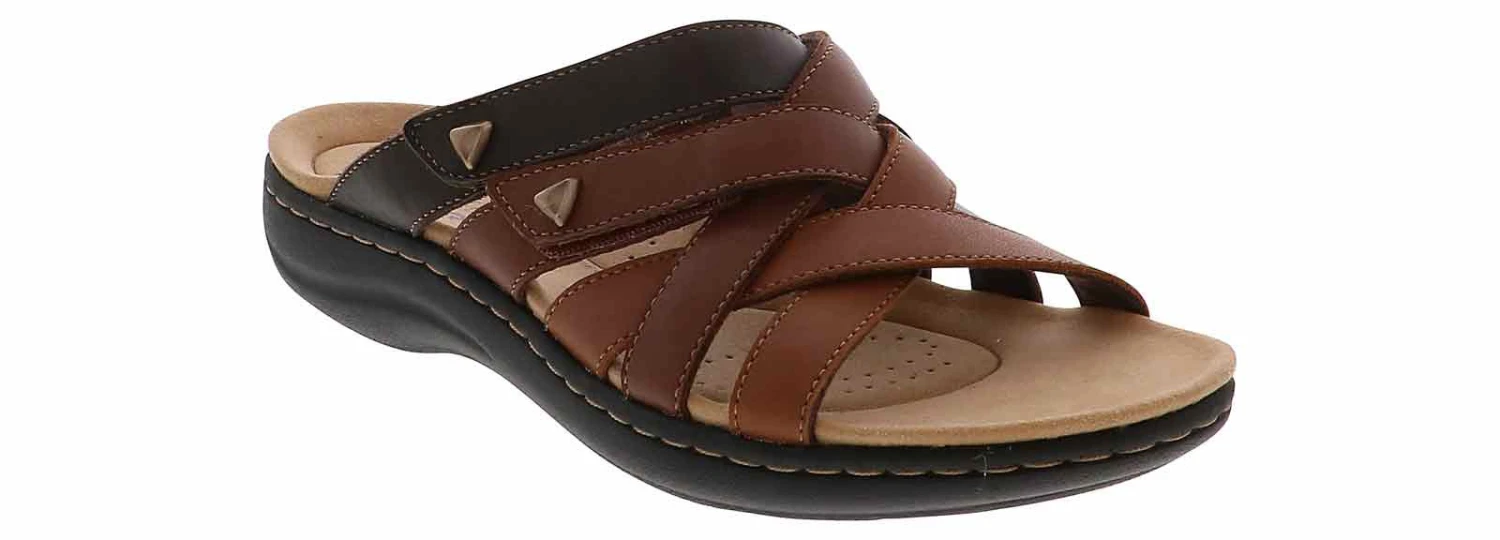 Clarks Laurieann Bali Cross Band Women’s Comfort Sandal 1 Clarks Laurieann Bali Cross Band Women’s Comfort Sandal