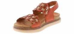 Clarks Arwell Glide Women's Fashion Sandal -Shoe Sensation Shop clarks 26181411 arwellglideorangecombo orange05