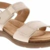 Clarks April Clover Women’s Comfort Sandal 12 Clarks April Clover Women’s Comfort Sandal -Shoe Sensation Shop clarks 26181548 aprilcloveroffwhitestrapsandal white01