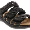 Clarks Laurieann Rio Women’s Comfort Sandal -Shoe Sensation Shop clarks 26181907 laurieannrioblacksndl black01