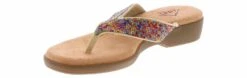 Cliff By White Mountain Becharm Woman’s Thong Sandal -Shoe Sensation Shop cliffsbywhitemountain becharm multi becharmmultithongheel multi05