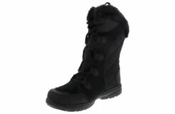 Columbia Ice Maiden 2 Fur Collar Women’s Snow Boot -Shoe Sensation Shop columbia 1554171 014 icemaideniifurcollarblk black05