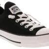 Converse Chuck Taylor All Star Easy-On Knit Junior Girls' (4-7) Sneaker -Shoe Sensation Shop converse a06001f ctaseasyonknit black01