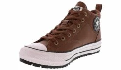 Converse Chuck Taylor All Star Malden Men's Mid Top Lifestyle Sneaker -Shoe Sensation Shop converse a08561c chucktaylorallstarmalden brown05