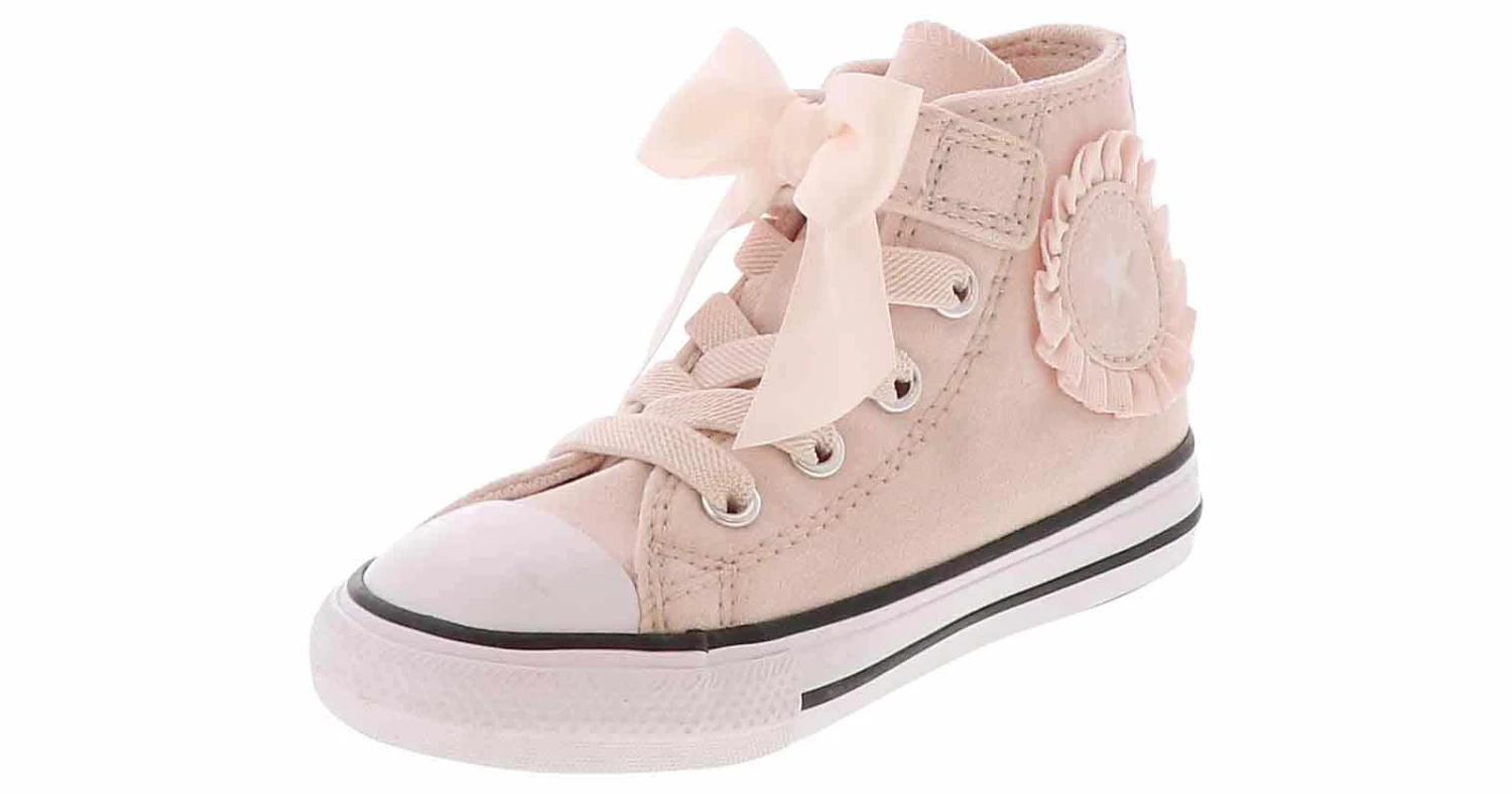 Converse Chuck Taylor All Star Ruffles And Bows Toddler Girls’ (5-10) Hi-Top Sneaker 5 Converse Chuck Taylor All Star Ruffles And Bows Toddler Girls’ (5-10) Hi-Top Sneaker - Image 5