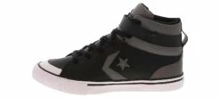 Converse Pro Blaze Easy On Junior Boys’ (4-7) Hi-Top Sneaker -Shoe Sensation Shop converse a09328c problazeeasyon grey04