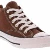 Converse Chuck Taylor All Star Malden Junior Boys’ (4-7) Hi-Top Canvas Sneaker -Shoe Sensation Shop converse a11522f chucktaylorallstarsmalden brown01