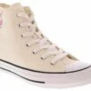 Converse Chuck Taylor All Star Floral Junior Girls’ (4-7) Hi-Top Canvas Sneaker -Shoe Sensation Shop converse a11774f ctasflorals white01