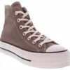 Converse Chuck Taylor All Star Lift Women’s Hi-Top Platform Sneaker -Shoe Sensation Shop converse a12309f chucktaylorallstarlift grey01