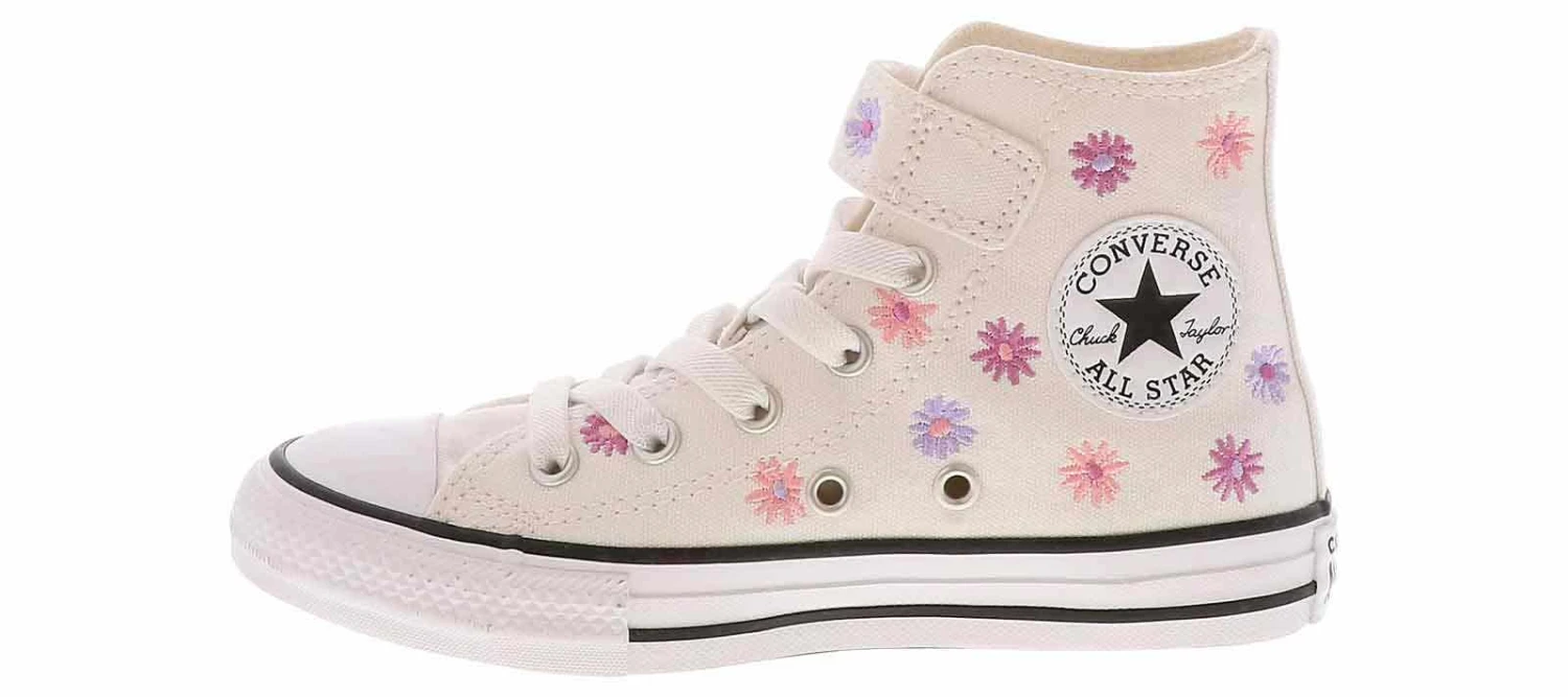 Converse Chuck Taylor All Star Floral Youth Girls’ (11-3) Hi-Top Canvas Sneaker 4 Converse Chuck Taylor All Star Floral Youth Girls’ (11-3) Hi-Top Canvas Sneaker - Image 4