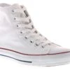 Converse Chuck Taylor All Star Optical Men's Hi-Top Canvas Sneaker -Shoe Sensation Shop converse all star hi white01
