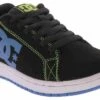 DC Shoes Gaveler Elastic Youth Boys’ (11-3) Skate Sneaker -Shoe Sensation Shop dcshoes adbs100297 xkbg gavelerelastic black01