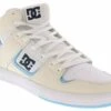 DC Shoes Cure Hi Men’s Hi-Top Skate Sneaker -Shoe Sensation Shop dcshoes dc01689110 curehi white01