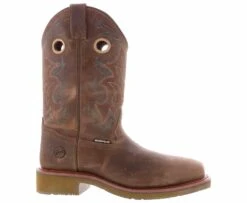 Double H Roy Men’s Wide-Width Composite Toe Work Boot -Shoe Sensation Shop doubleh dh5246 roy brown02