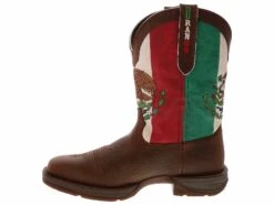 Durango Rebel Mexico Flag Men's Western Boot -Shoe Sensation Shop durango ddb0430 mexicoflagboot brown04