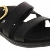Eastland Sanibel Women's Wide-Width Sandal 13 Eastland Sanibel Women's Wide-Width Sandal -Shoe Sensation Shop eastland 3377 01 sanibelwideblackstrap black01