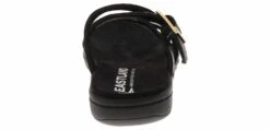 Eastland Sanibel Women's Wide-Width Sandal -Shoe Sensation Shop eastland 3377 01 sanibelwideblackstrap black03